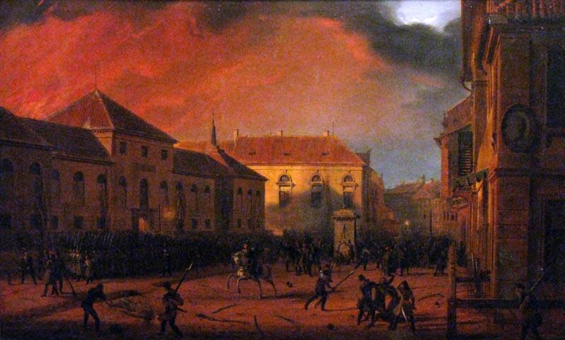 Marcin Zaleski Capture of the Arsenal in Warsaw, 1830. Germany oil painting art